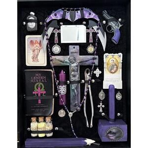 Vampire Slayer Kit Poster, Dark Purple 16” x 20”, Print, Goth Decor